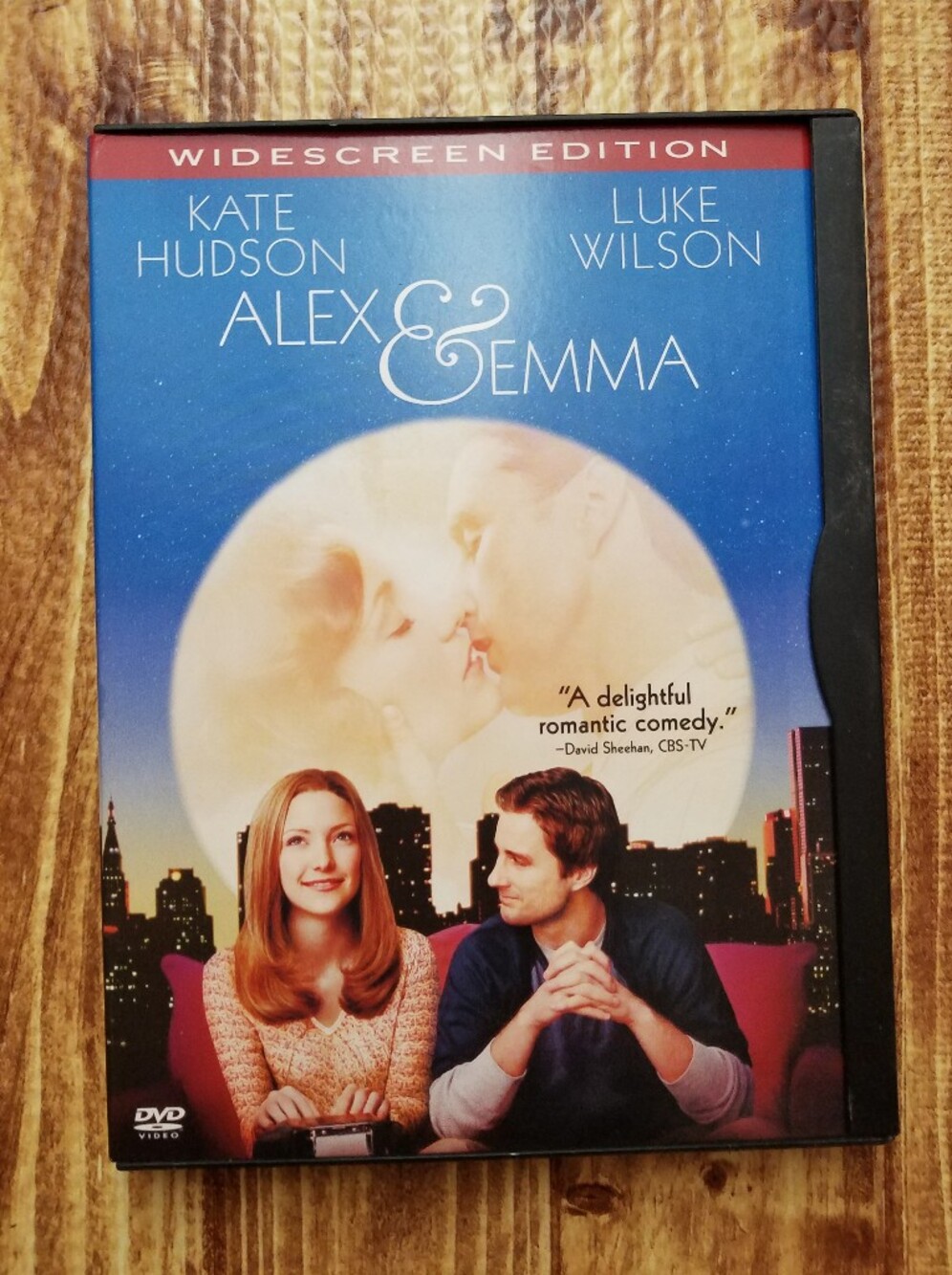 Alex and Emma DVD 2003 Widescreen Edition Kate Hudson Luke Wilson